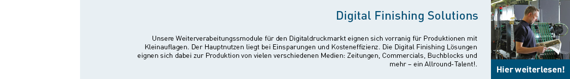 Digital Finishing Lösungen