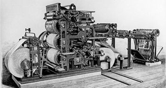illustrationrotationsmaschine