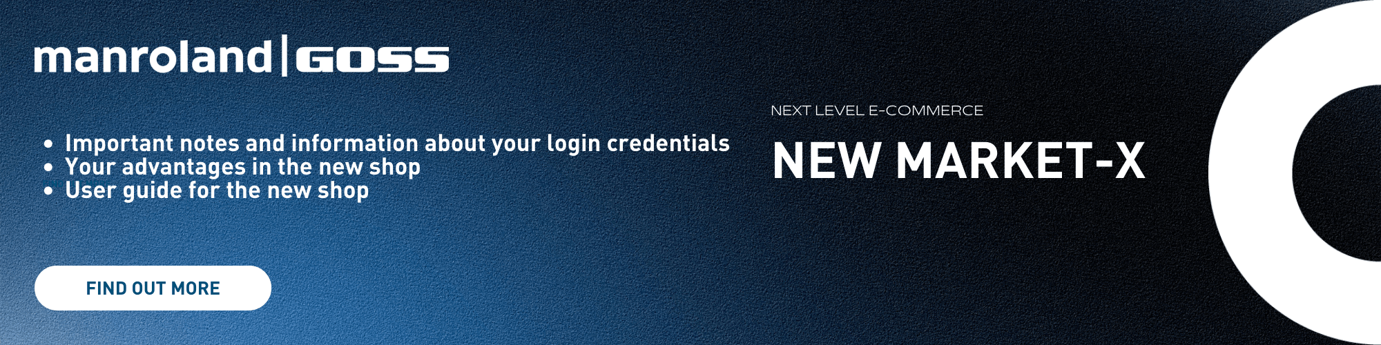 Banner New MARKET-X englisch